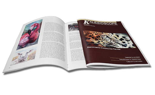 Cover image of issue #86 of Kaleidoscope magazine